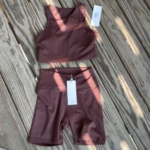 Allfenix - Chocolate Brown Workout Set